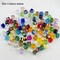 100pcs 6mm Cube Crystal Glass Beads for Jewelry Making Faceted Square Crystal Glass Bead Spacer Beads Loose Beads for Bracelet Earring Necklace DIY Craft(Mix Colors)